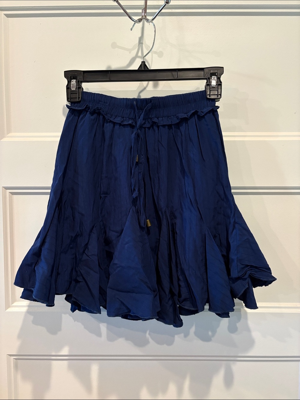Shop the Mint Flowy Navy Tiered Girls Skirt